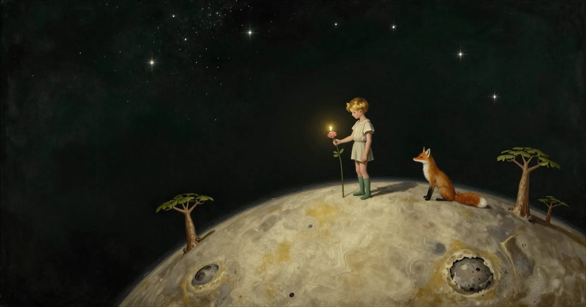 『星の王子さま』のイメージイラスト